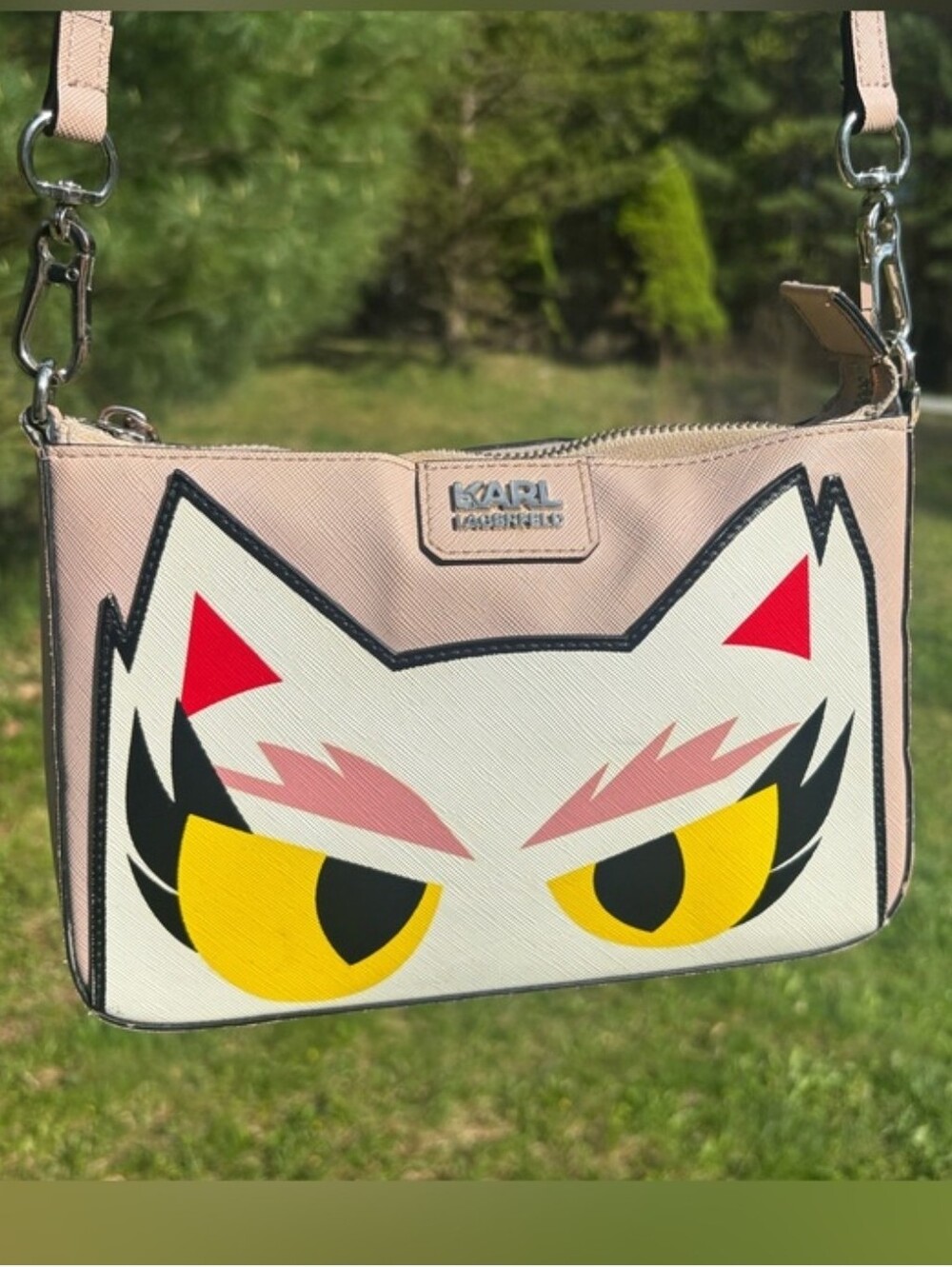 Karl Lagerfeld Paris Monster Choupette Crossbody Bag